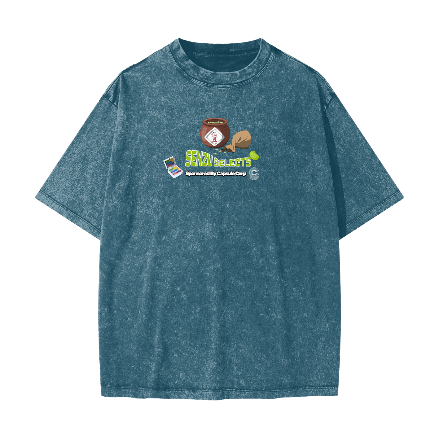 "Big Back Snacks x Senzu Selects" | Snow Washed T-Shirt