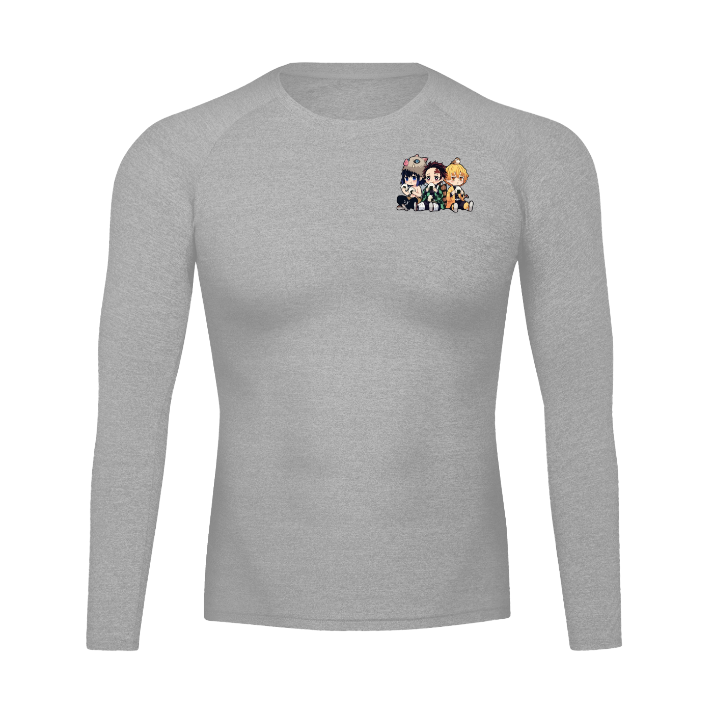 "Big Back Snacks x Demon Slayer" | Long Sleeve Gym T-Shirt