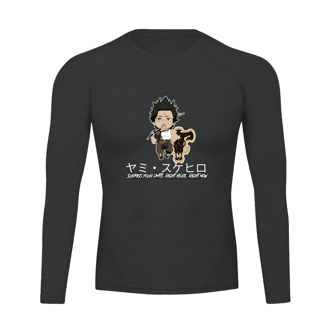 "Yami x Surpass Your Limits" | Long Sleeve Gym T-Shirt