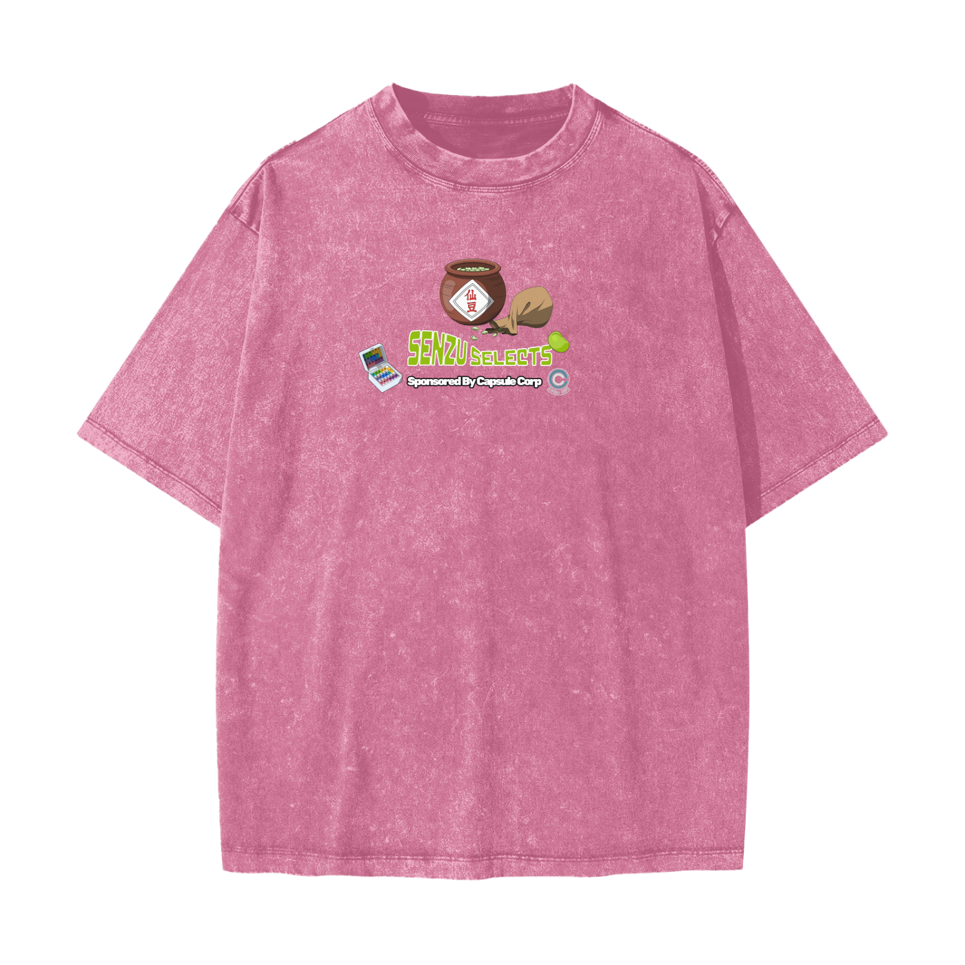 "Big Back Snacks x Senzu Selects" | Snow Washed T-Shirt