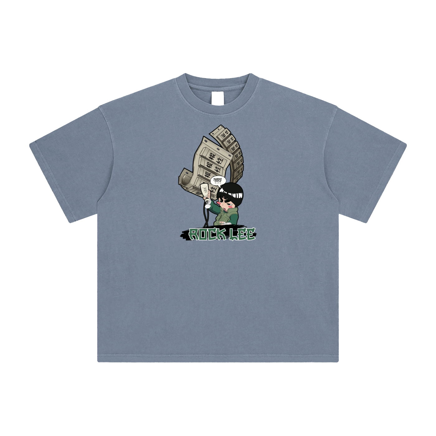 "Drunken Fist Rock Lee" | Enzyme Washed T-Shirt