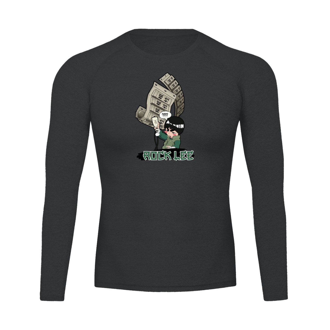 "Rock Lee x Drunken Fist" | Long Sleeve Gym T-Shirt