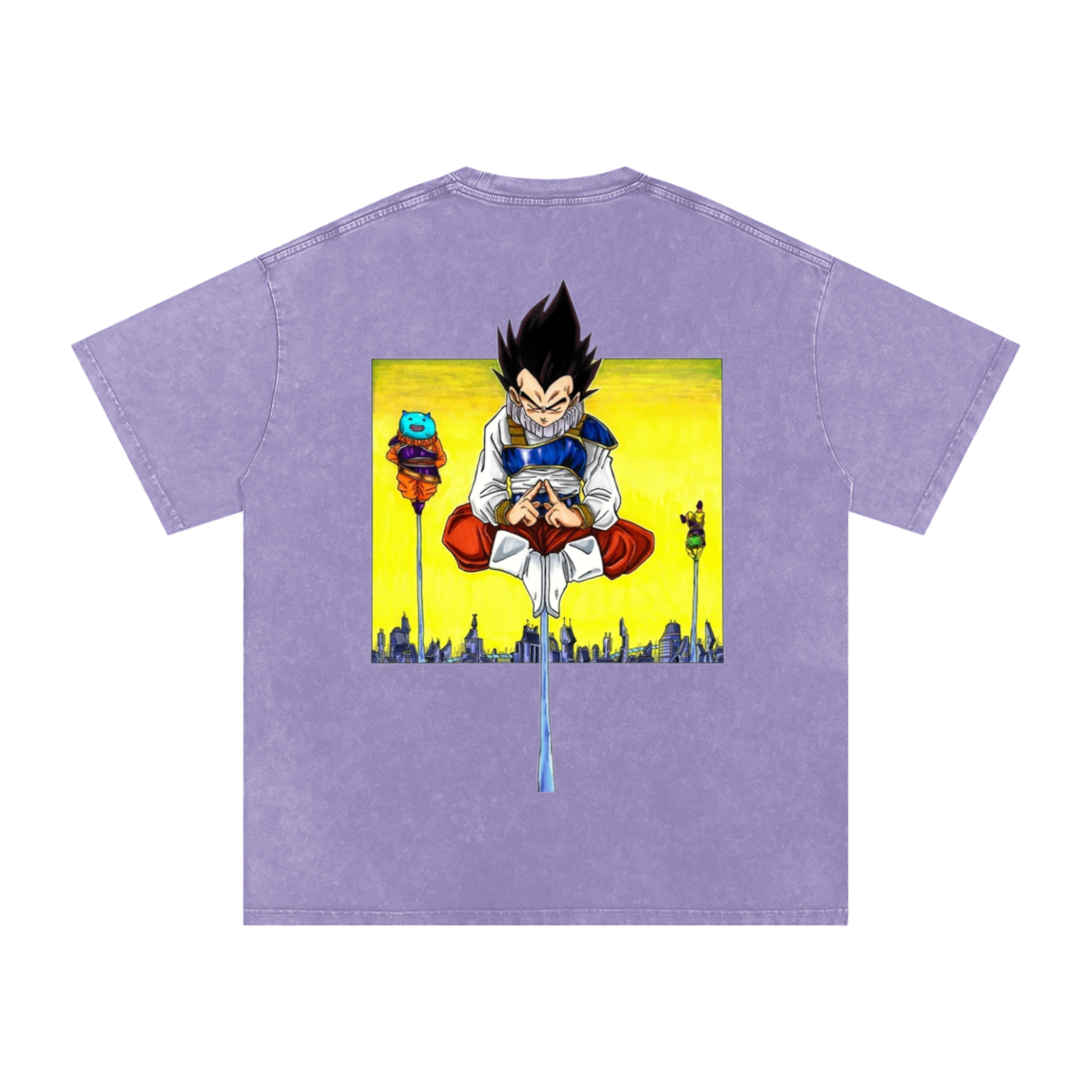 "Yardrat Vegeta" | Acid Wash Oversize T-Shirt