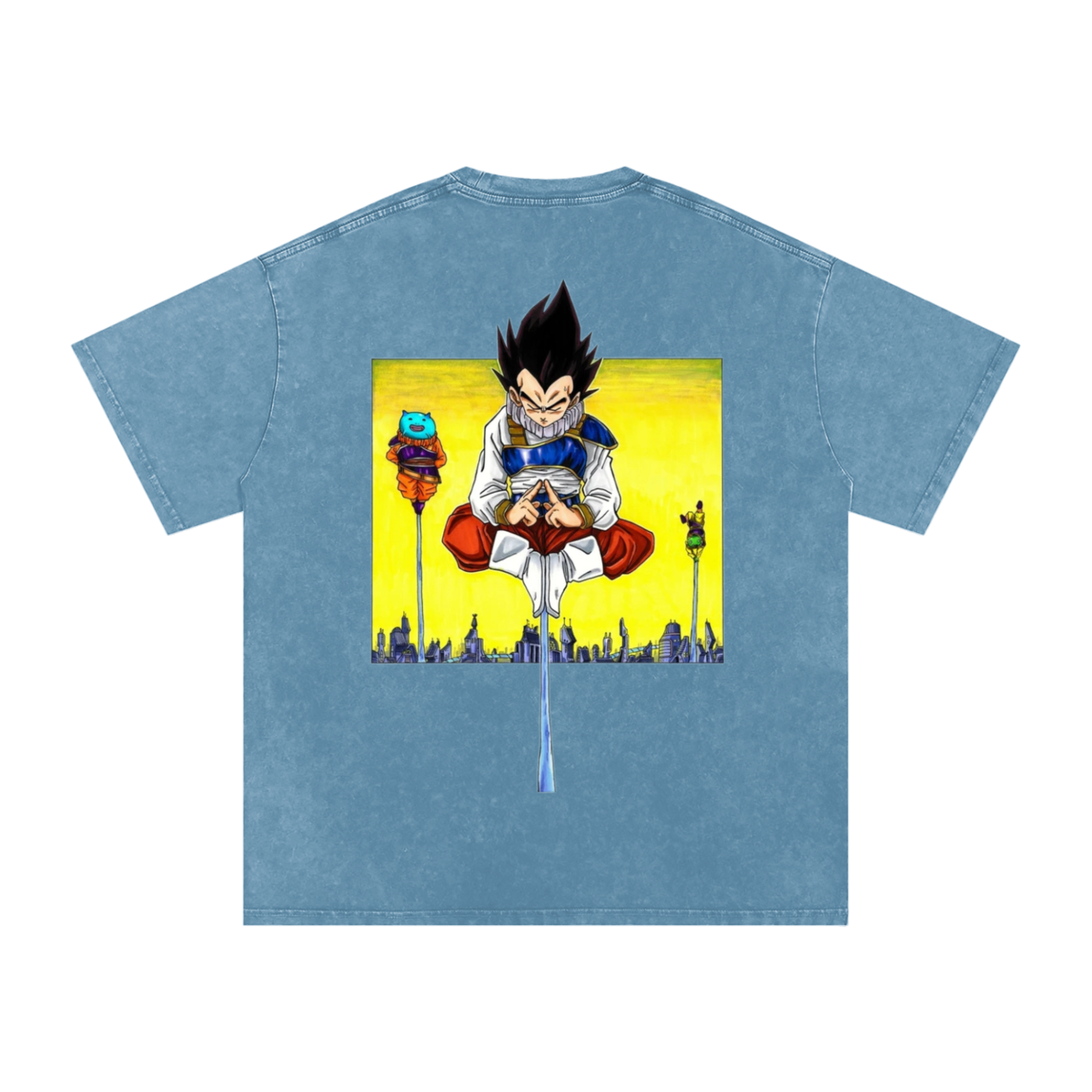 "Yardrat Vegeta" | Acid Wash Oversize T-Shirt