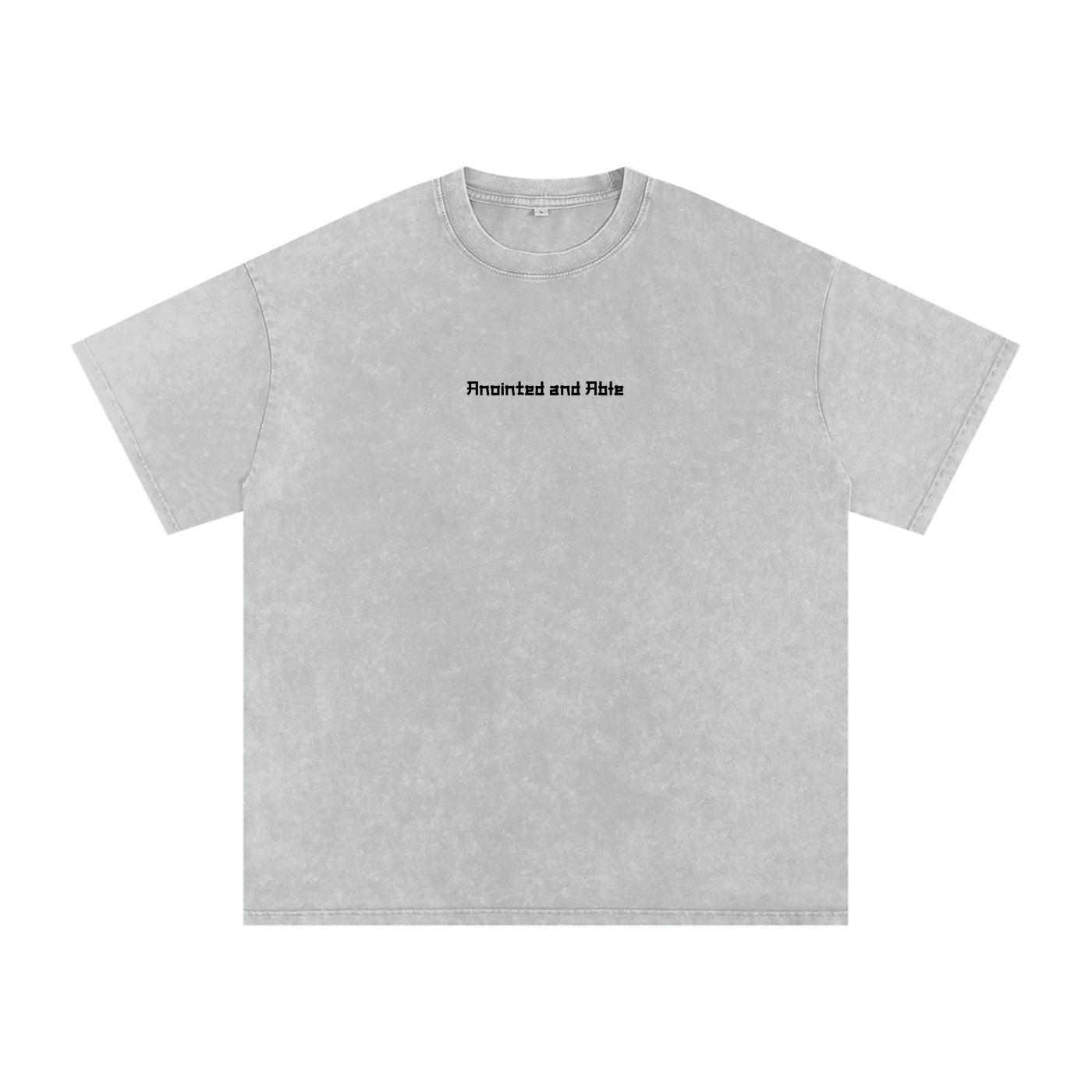 "Anointed & Able" | Acid Wash Oversize T-Shirt
