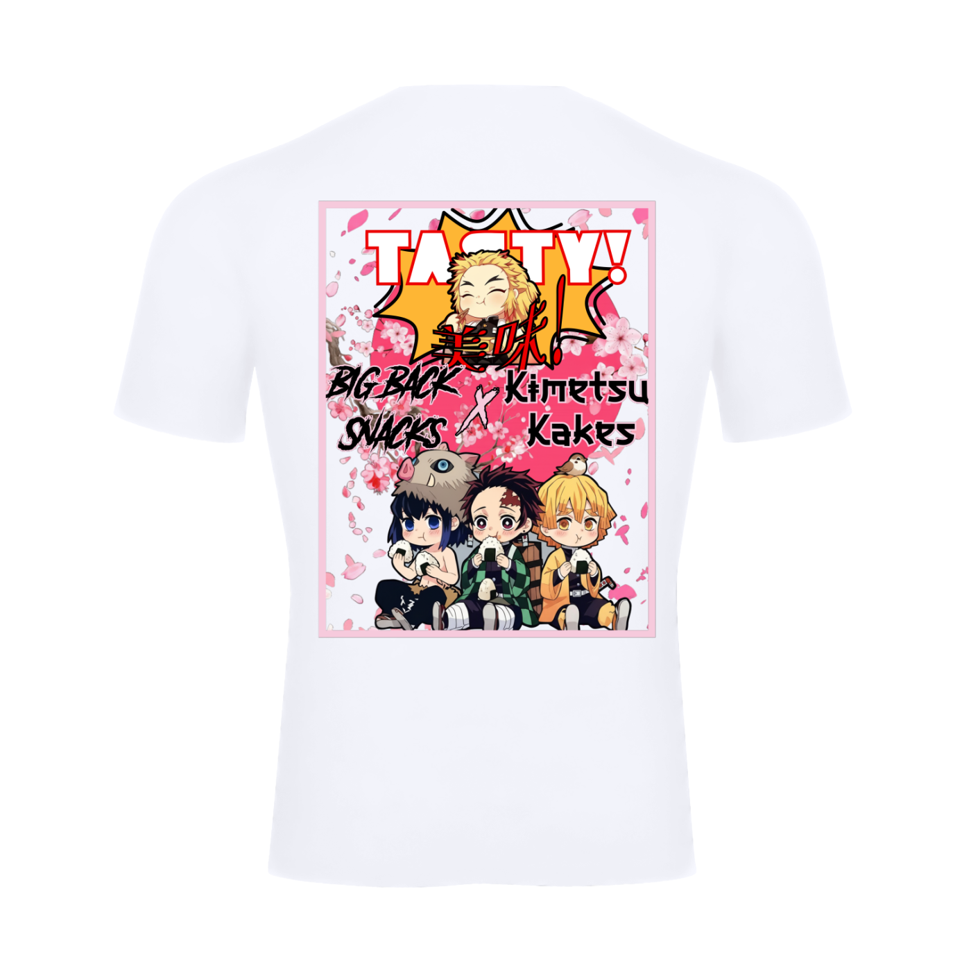 "Big Back Snacks x Kimetsu Kakes" | Gym T-Shirt