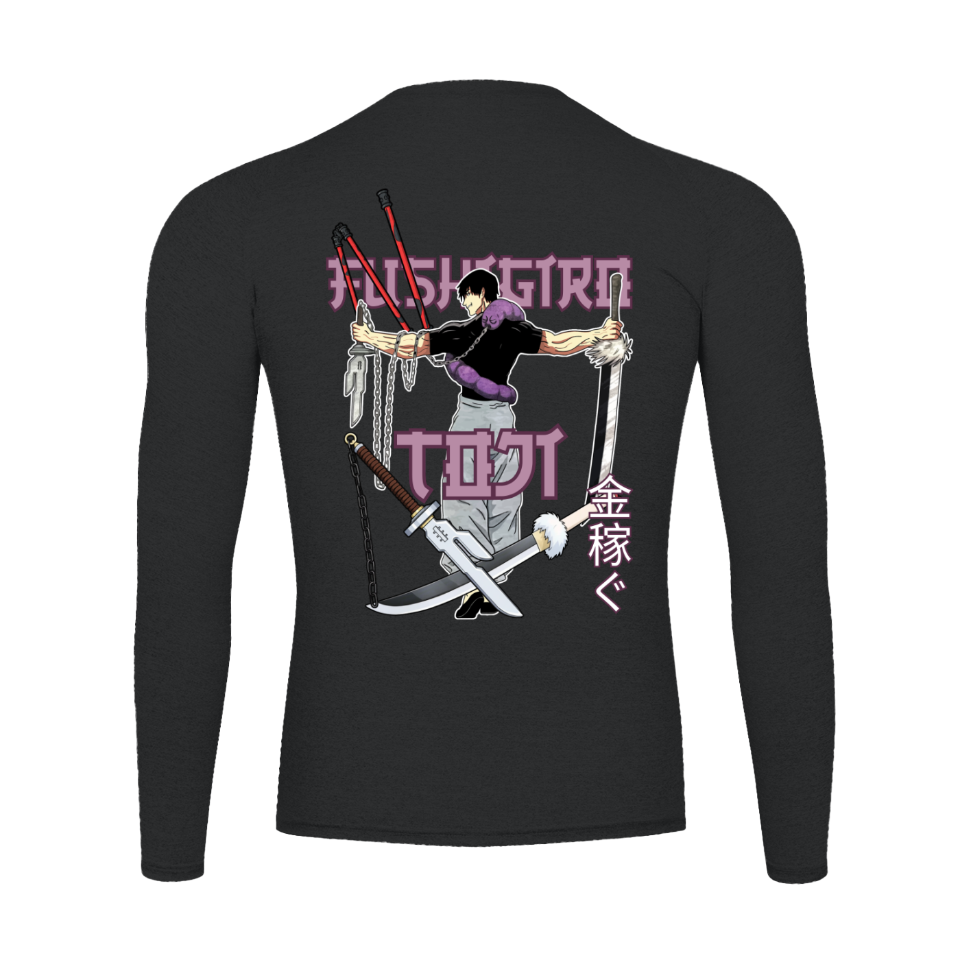 "Big Toji x Heavenly Restriction" | Long Sleeve Gym T-Shirt