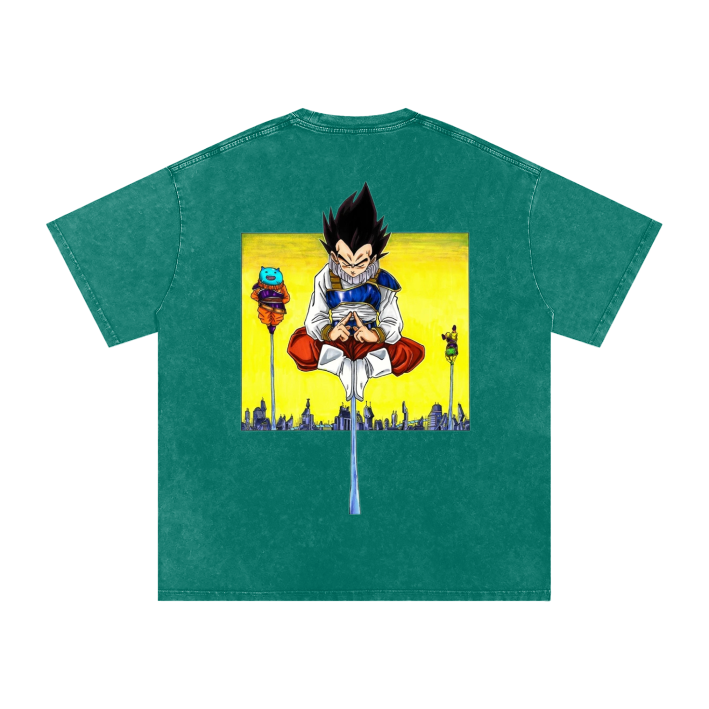 "Yardrat Vegeta" | Acid Wash Oversize T-Shirt