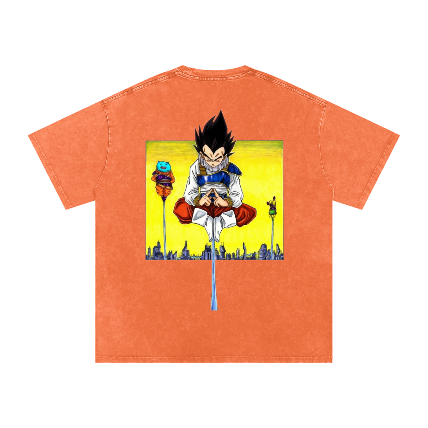 "Yardrat Vegeta" | Acid Wash Oversize T-Shirt