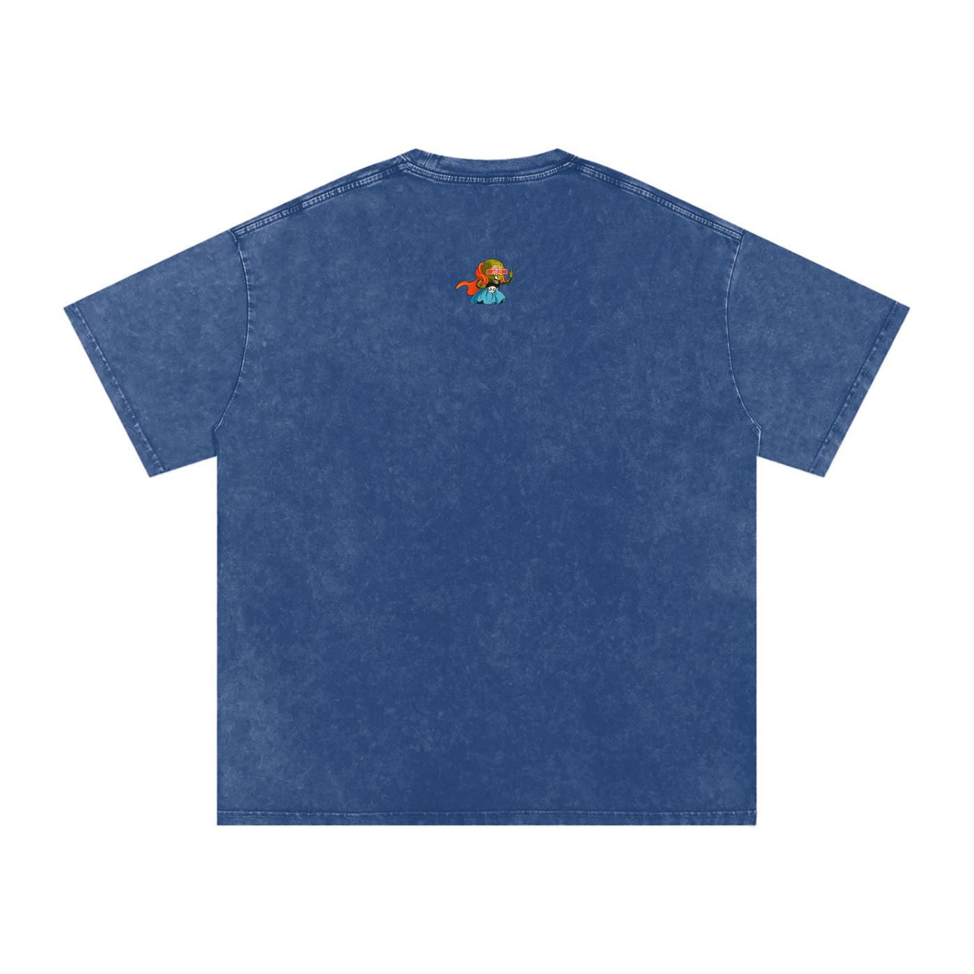 “Kid Buu x Candy Beam” (white trim) | Snow Washed Oversized Cotton T-Shirt