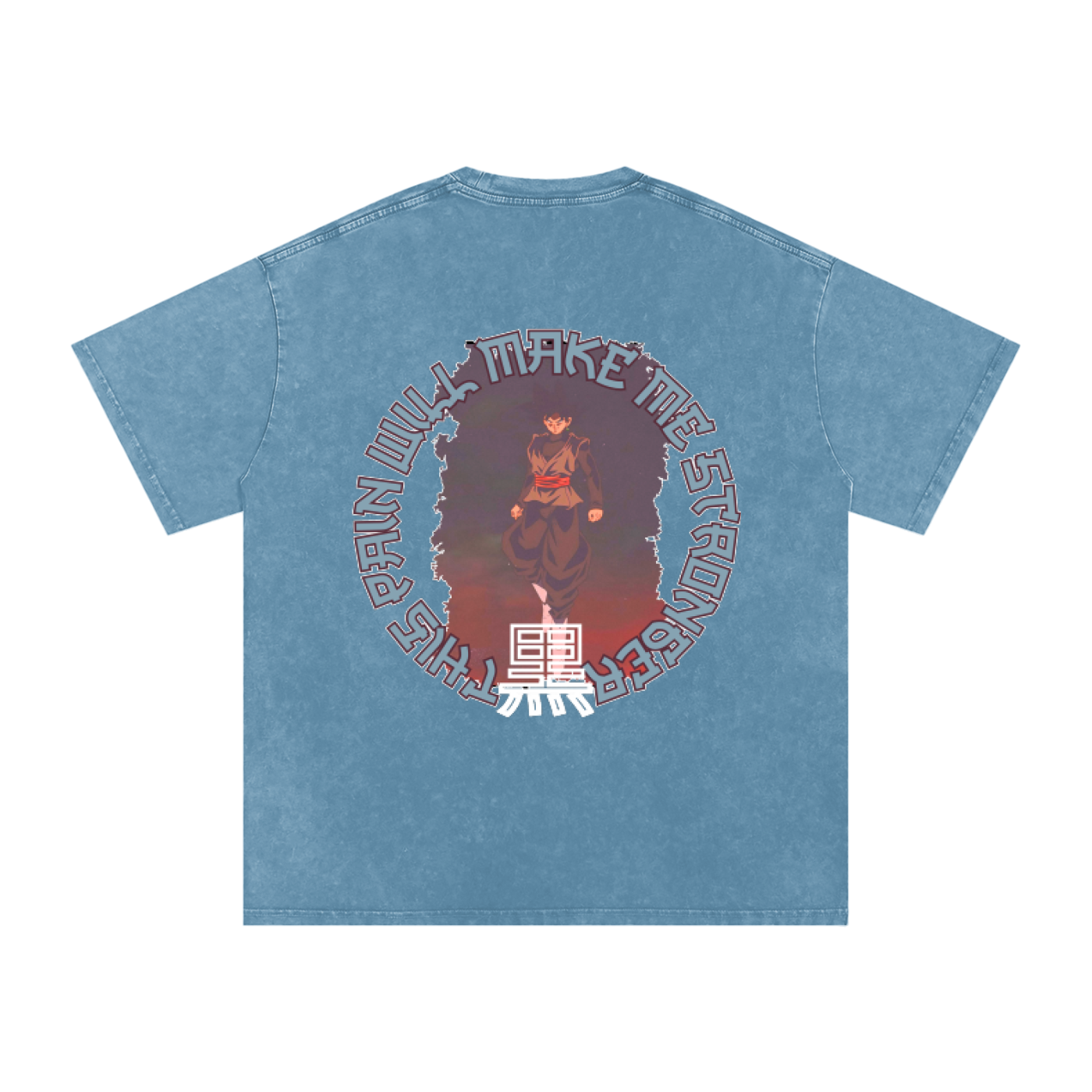 "Goku Black" | Acid Wash Oversize T-Shirt
