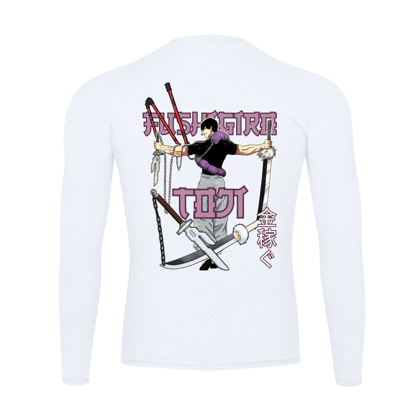 "Big Toji x Heavenly Restriction" | Long Sleeve Gym T-Shirt