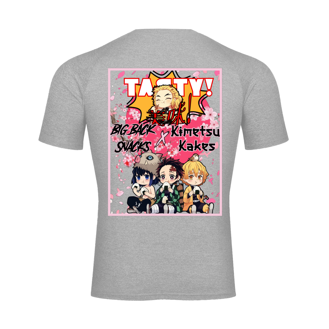 "Big Back Snacks x Kimetsu Kakes" | Gym T-Shirt