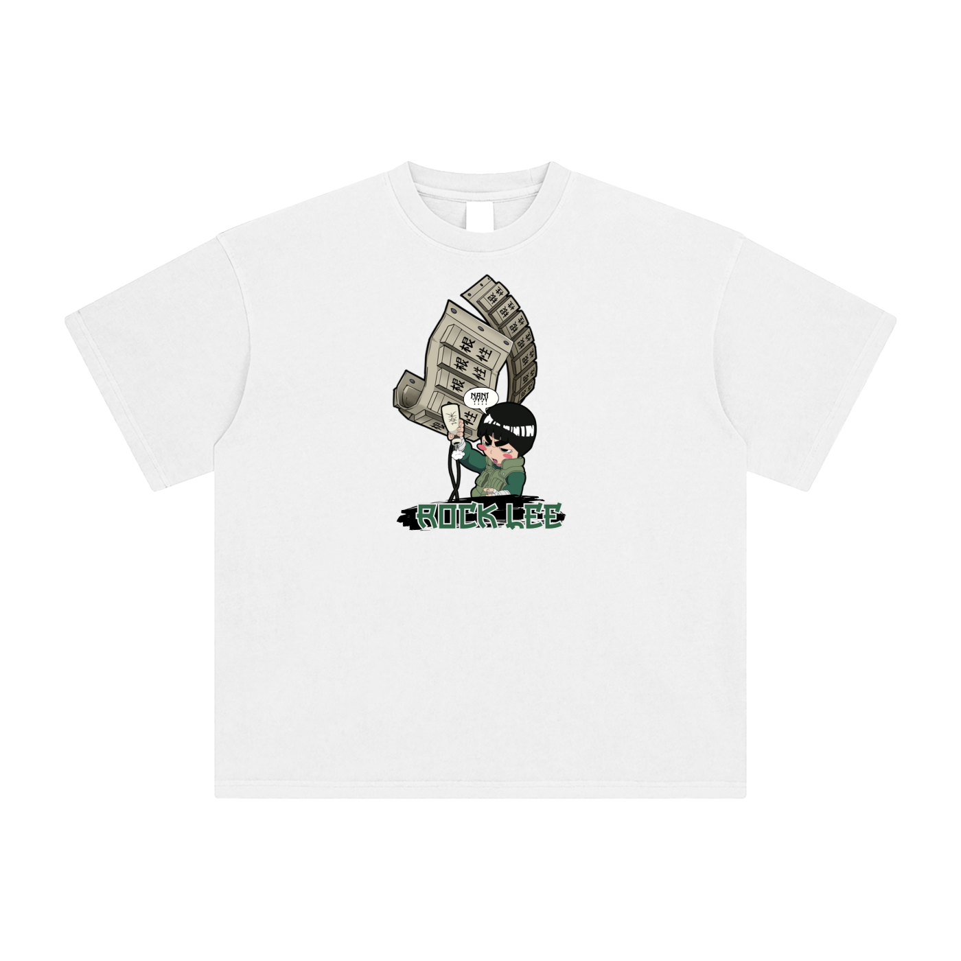 "Drunken Fist Rock Lee" | Enzyme Washed T-Shirt