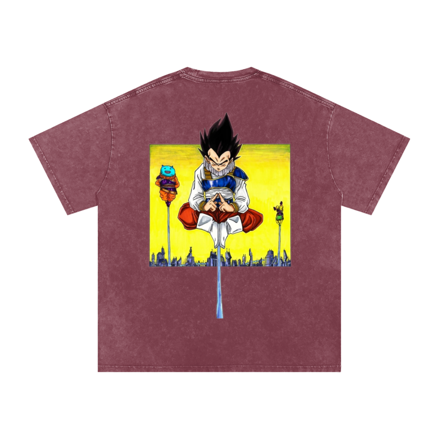 "Yardrat Vegeta" | Acid Wash Oversize T-Shirt