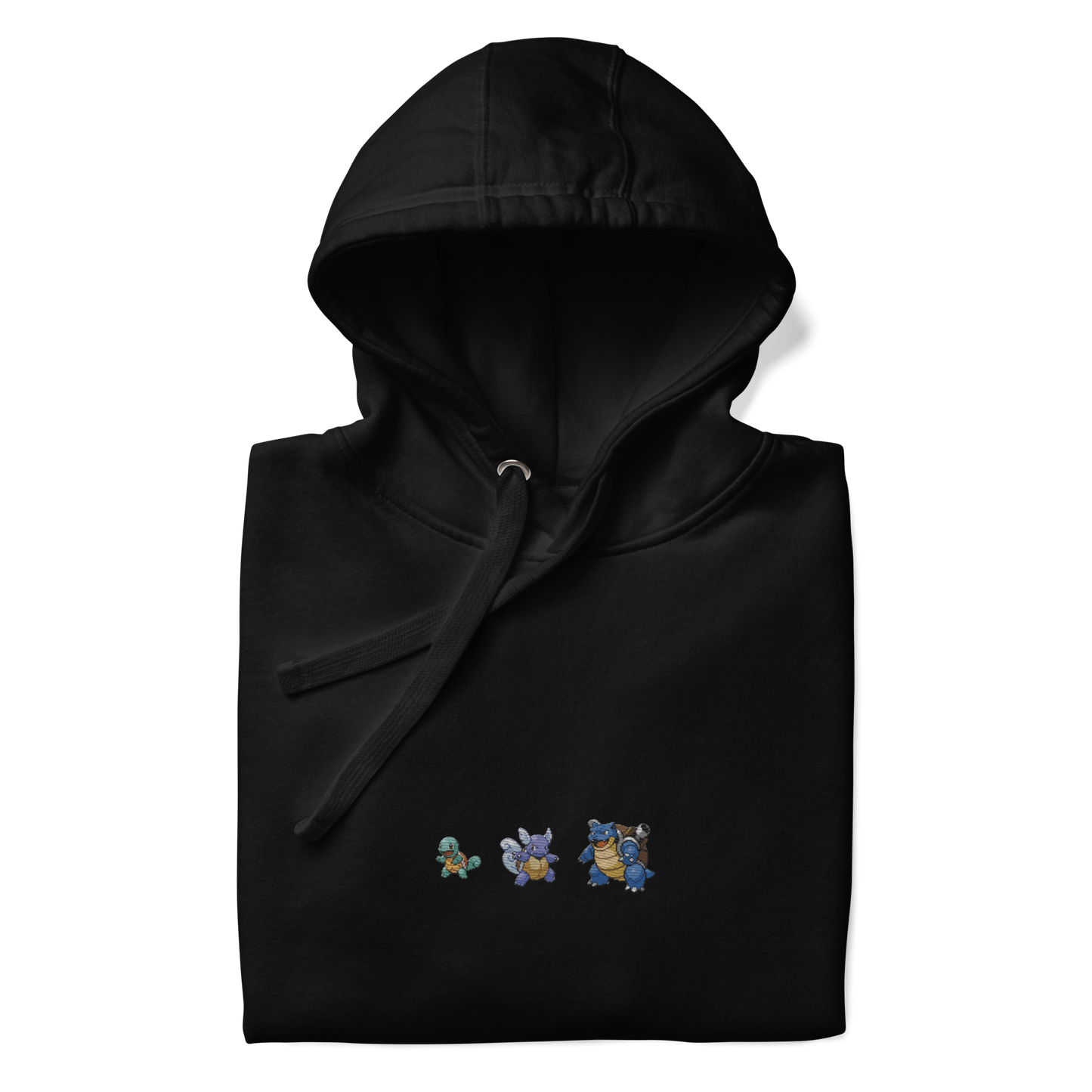 "Squirtle x Evolution" (Embroidered) | Unisex Hoodie