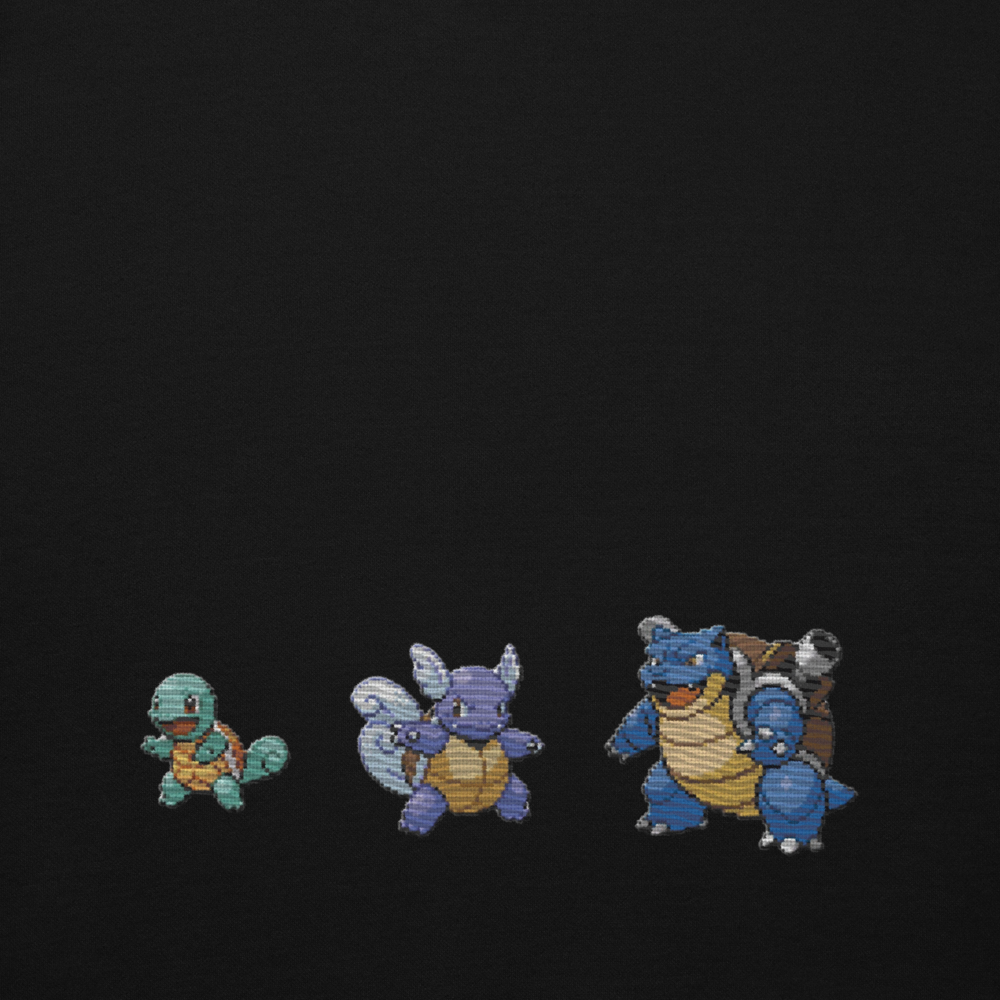 "Squirtle x Evolution" (Embroidered) | Unisex Hoodie
