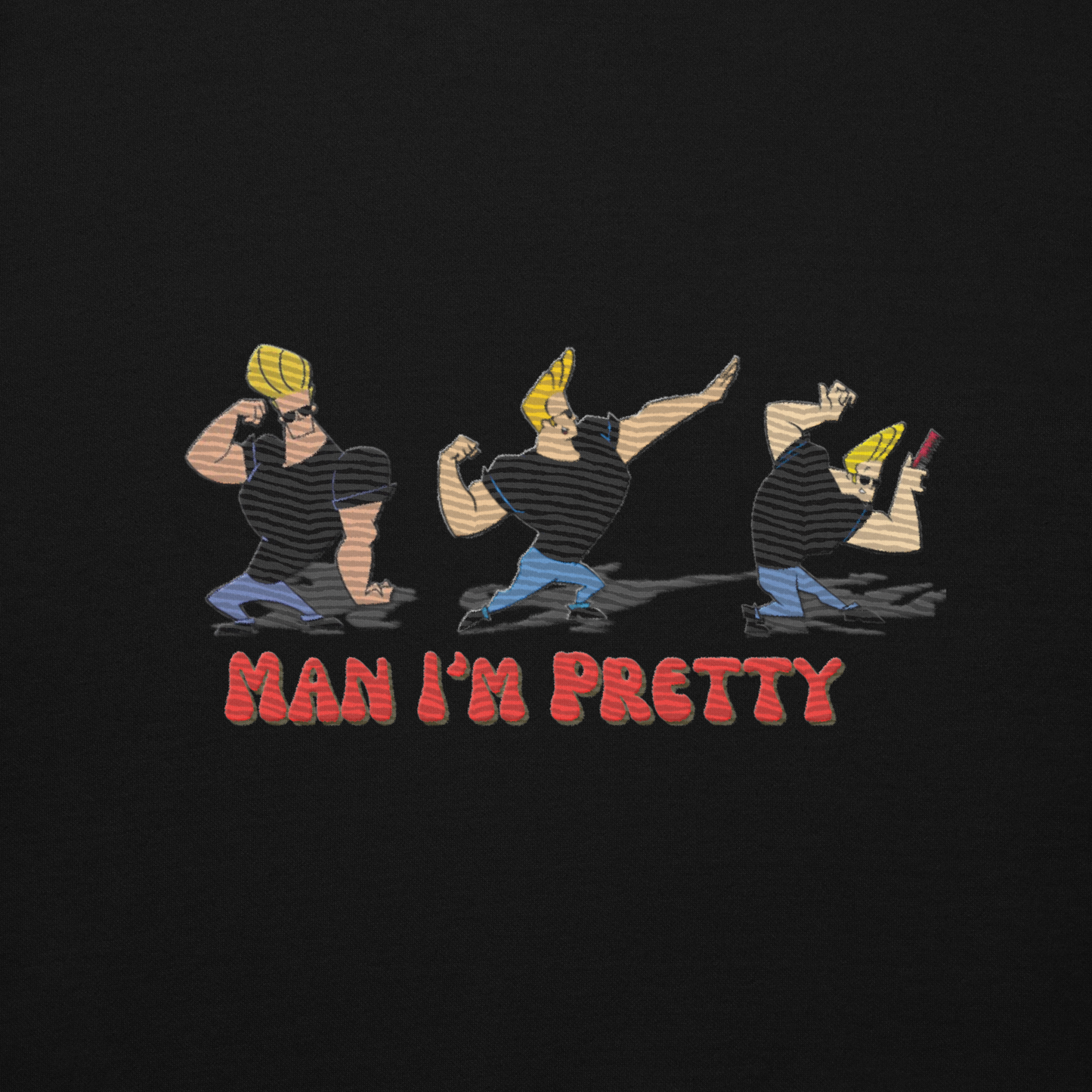 "Man I'm Pretty" (Embroidered) | Unisex Hoodie
