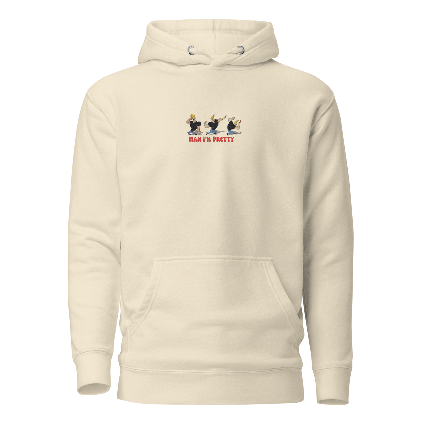 "Man I'm Pretty" (Embroidered) | Unisex Hoodie