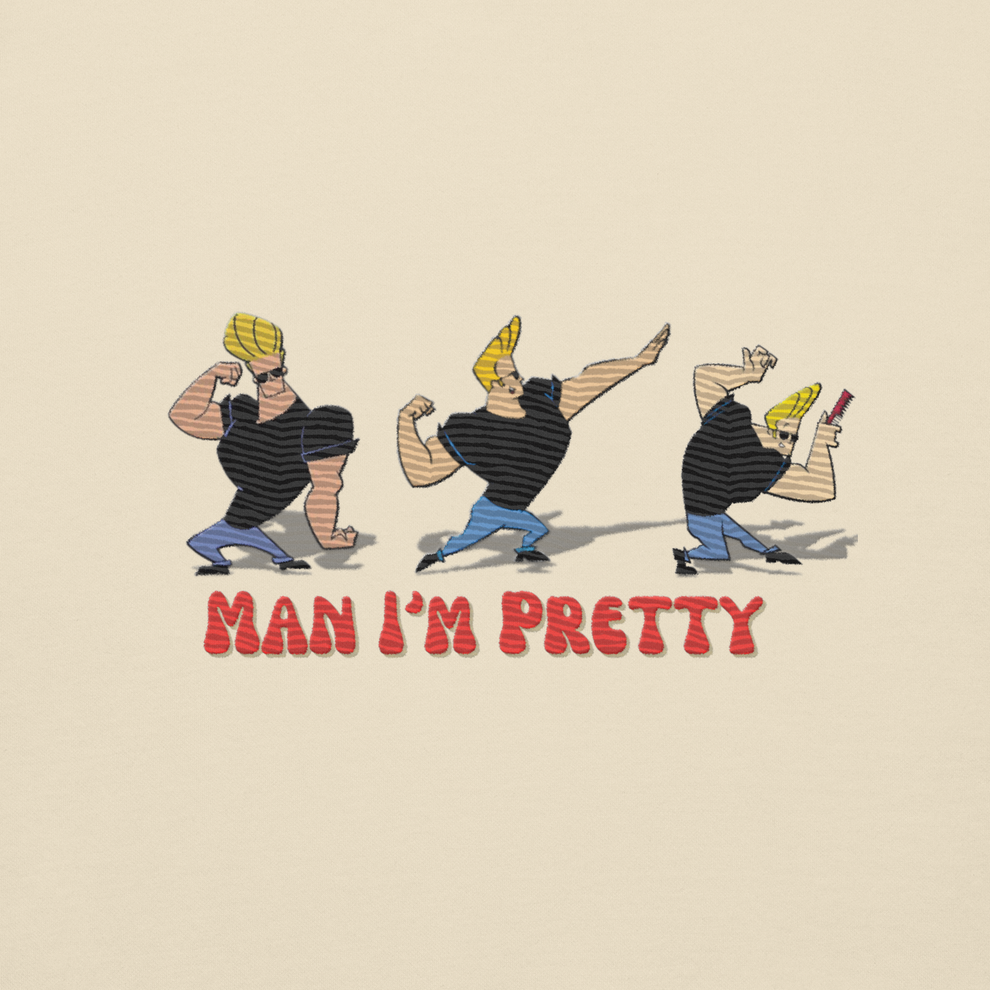 "Man I'm Pretty" (Embroidered) | Unisex Hoodie