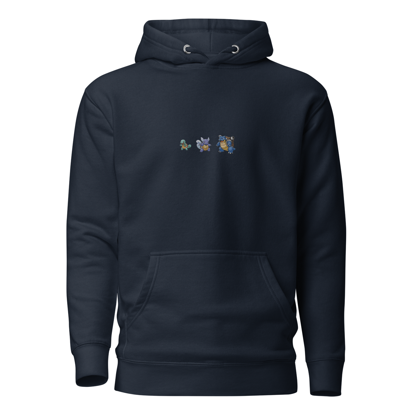"Squirtle x Evolution" (Embroidered) | Unisex Hoodie