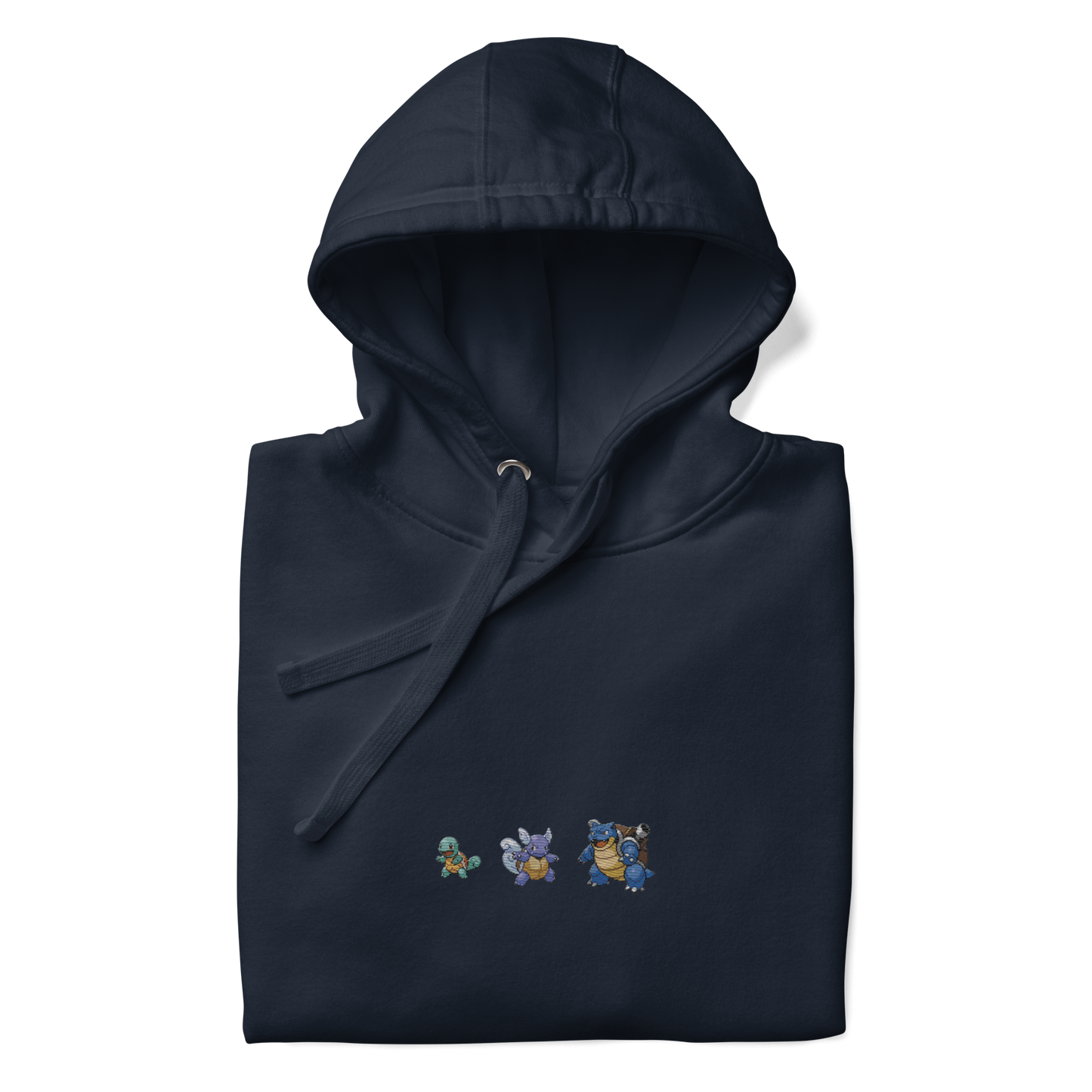 "Squirtle x Evolution" (Embroidered) | Unisex Hoodie