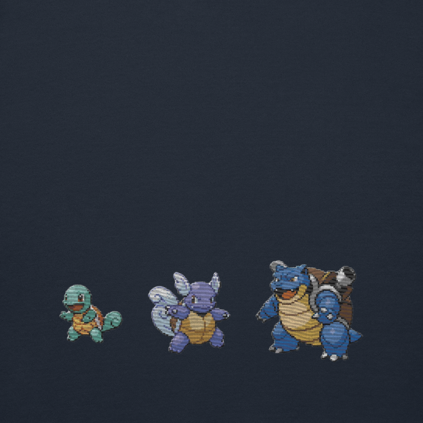 "Squirtle x Evolution" (Embroidered) | Unisex Hoodie