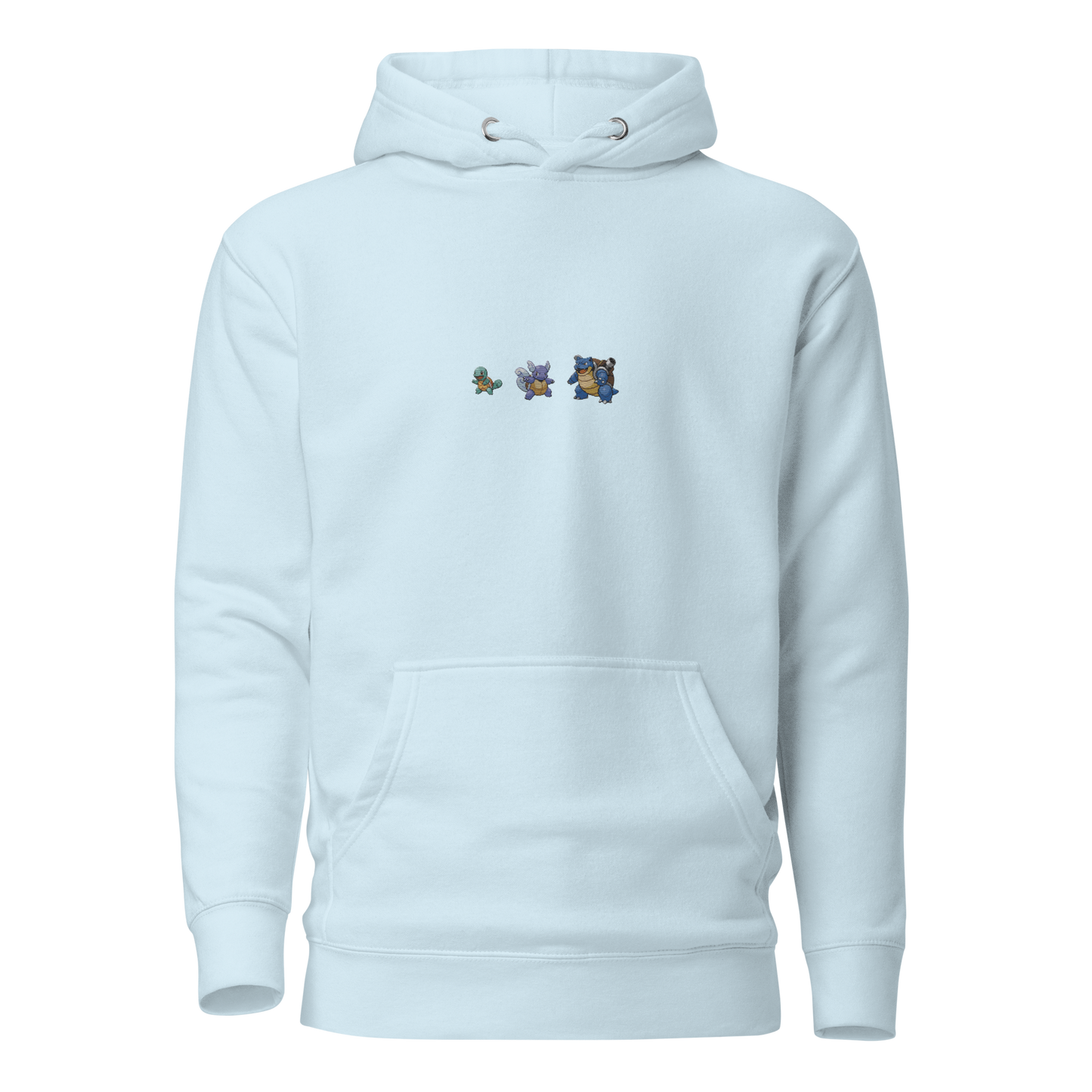 "Squirtle x Evolution" (Embroidered) | Unisex Hoodie