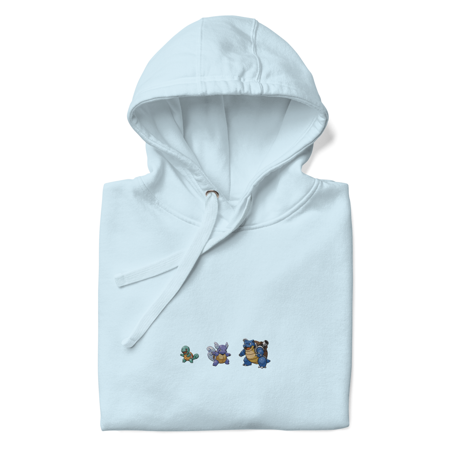 "Squirtle x Evolution" (Embroidered) | Unisex Hoodie