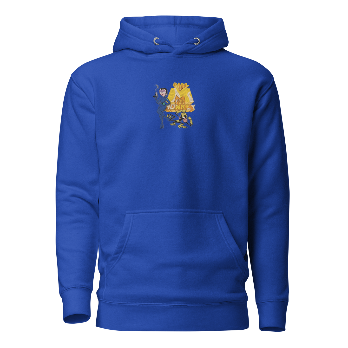 "M For Monkey" (Embroidered) | Unisex Hoodie