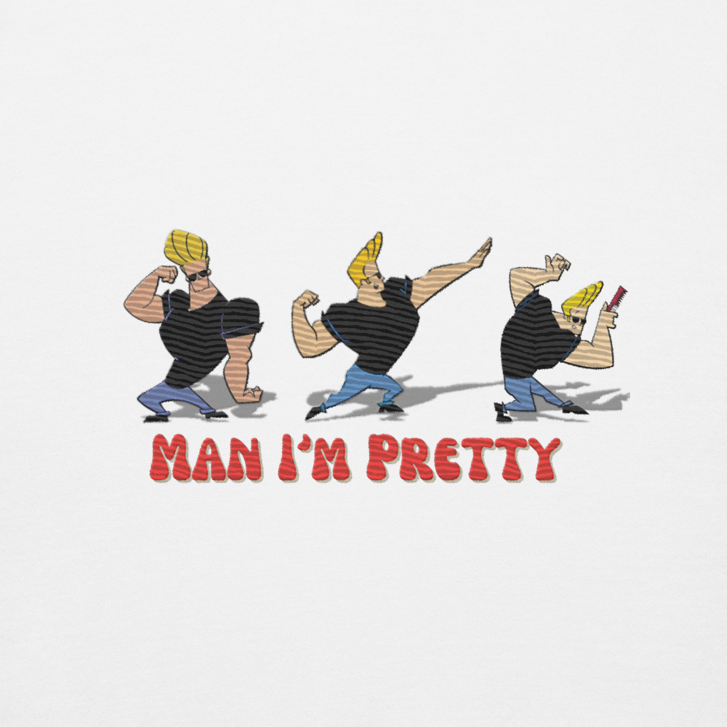 "Man I'm Pretty" (Embroidered) | Unisex Hoodie