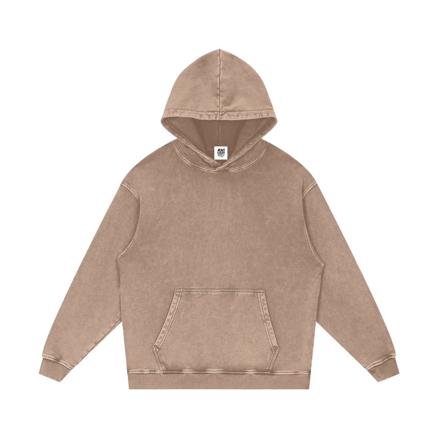 "Lil Demons x Upper Moons" | Snow Washed Loose Cotton Hoodie
