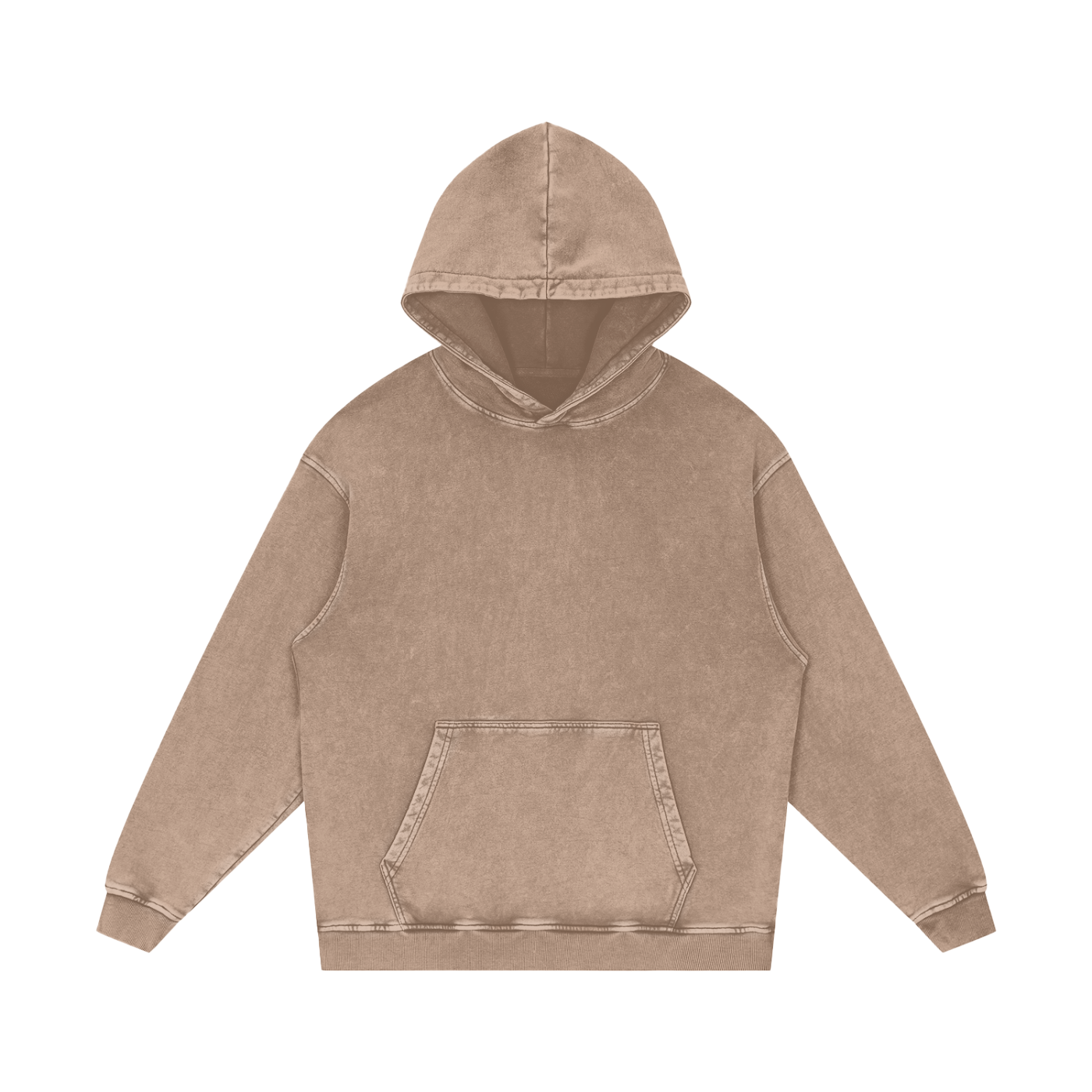 "Lil Demons x Upper Moons" | Snow Washed Loose Cotton Hoodie
