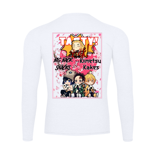 "Big Back Snacks x Demon Slayer" | Long Sleeve Gym T-Shirt