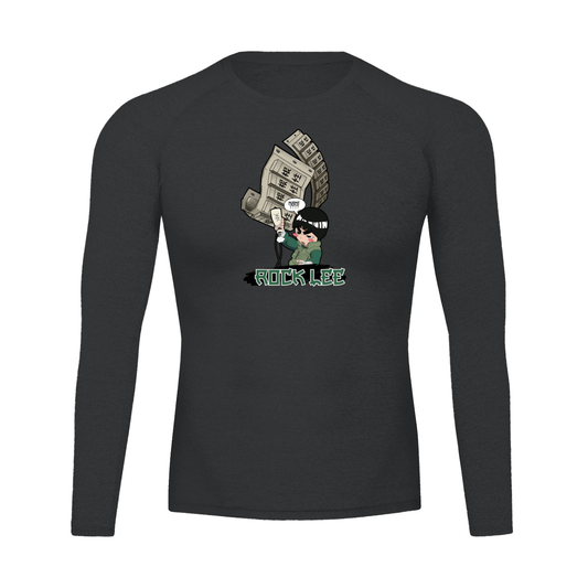 "Rock Lee x Drunken Fist" | Long Sleeve Gym T-Shirt