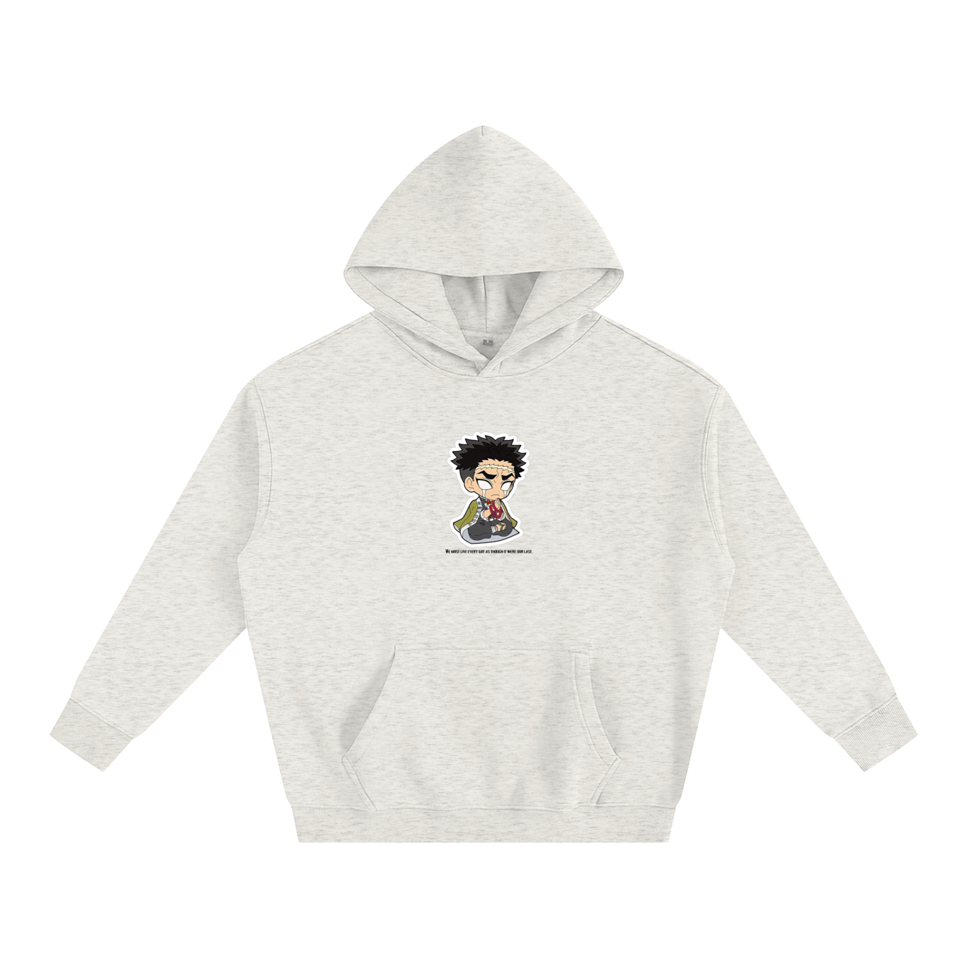 "Stone Hashira" | Oversize Fleeced Hoodie