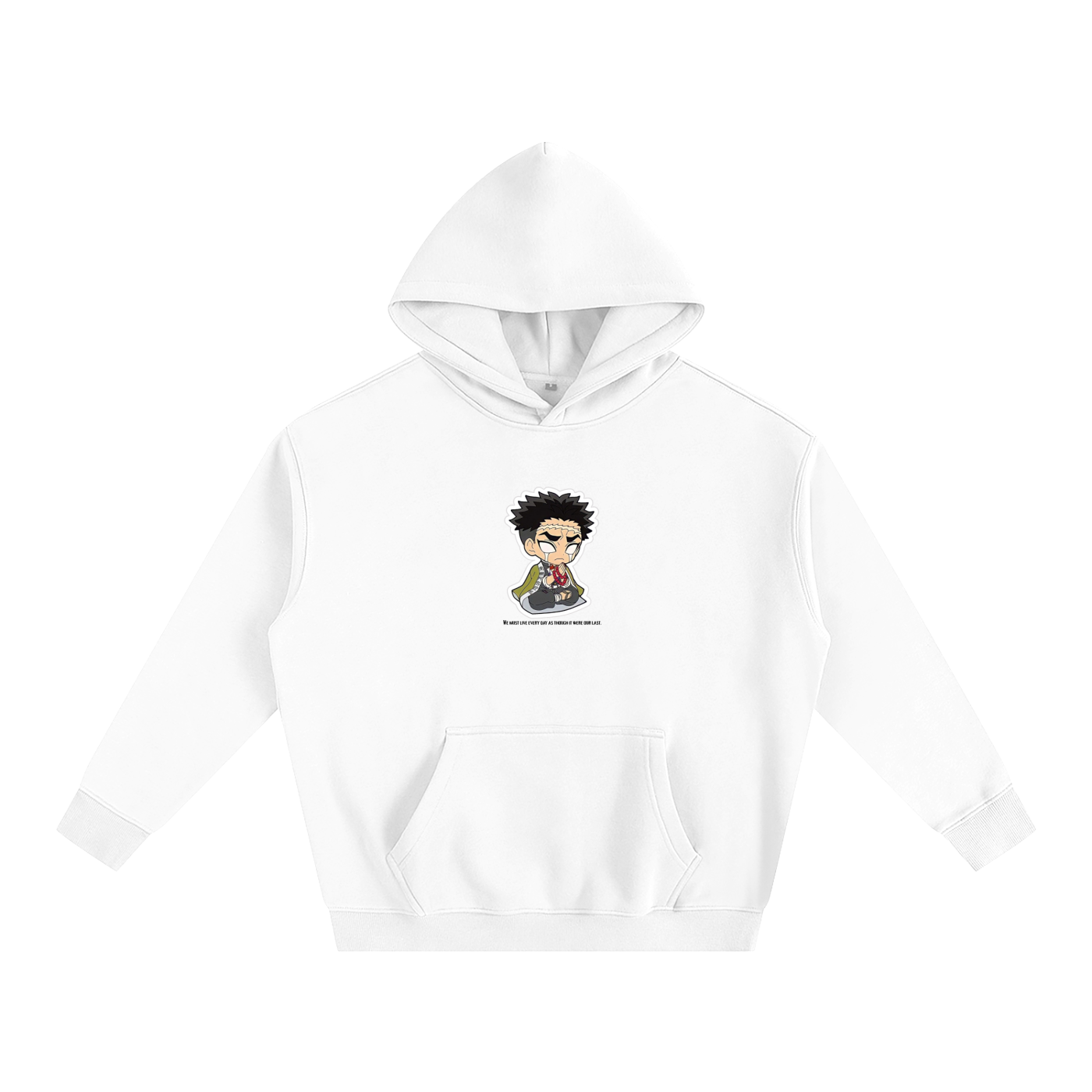 "Stone Hashira" | Oversize Fleeced Hoodie
