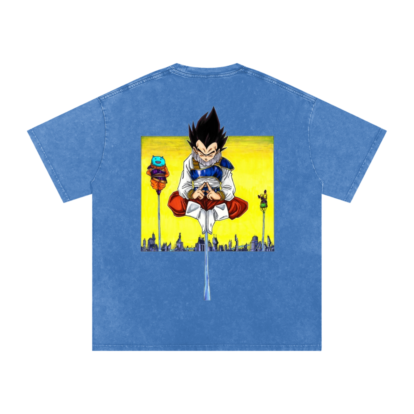 "Yardrat Vegeta" | Acid Wash Oversize T-Shirt