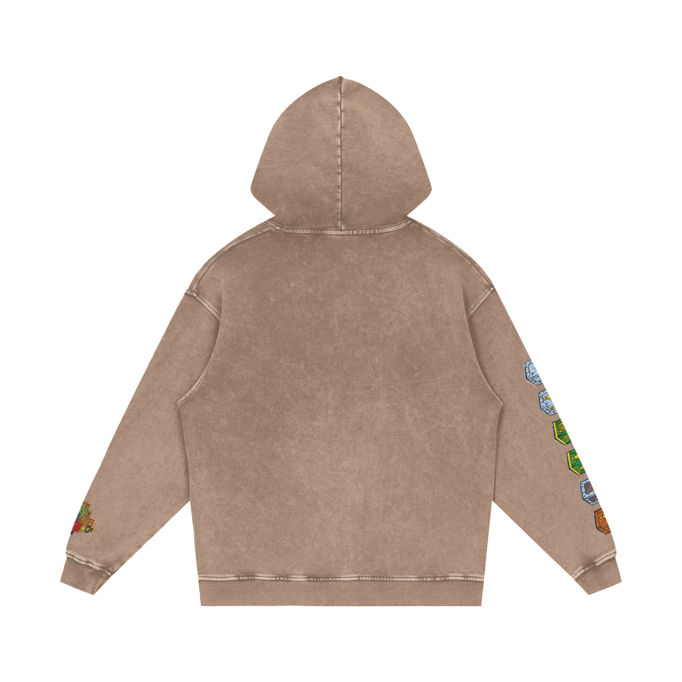 "Aku Aku" | Snow Washed Loose Cotton Hoodie