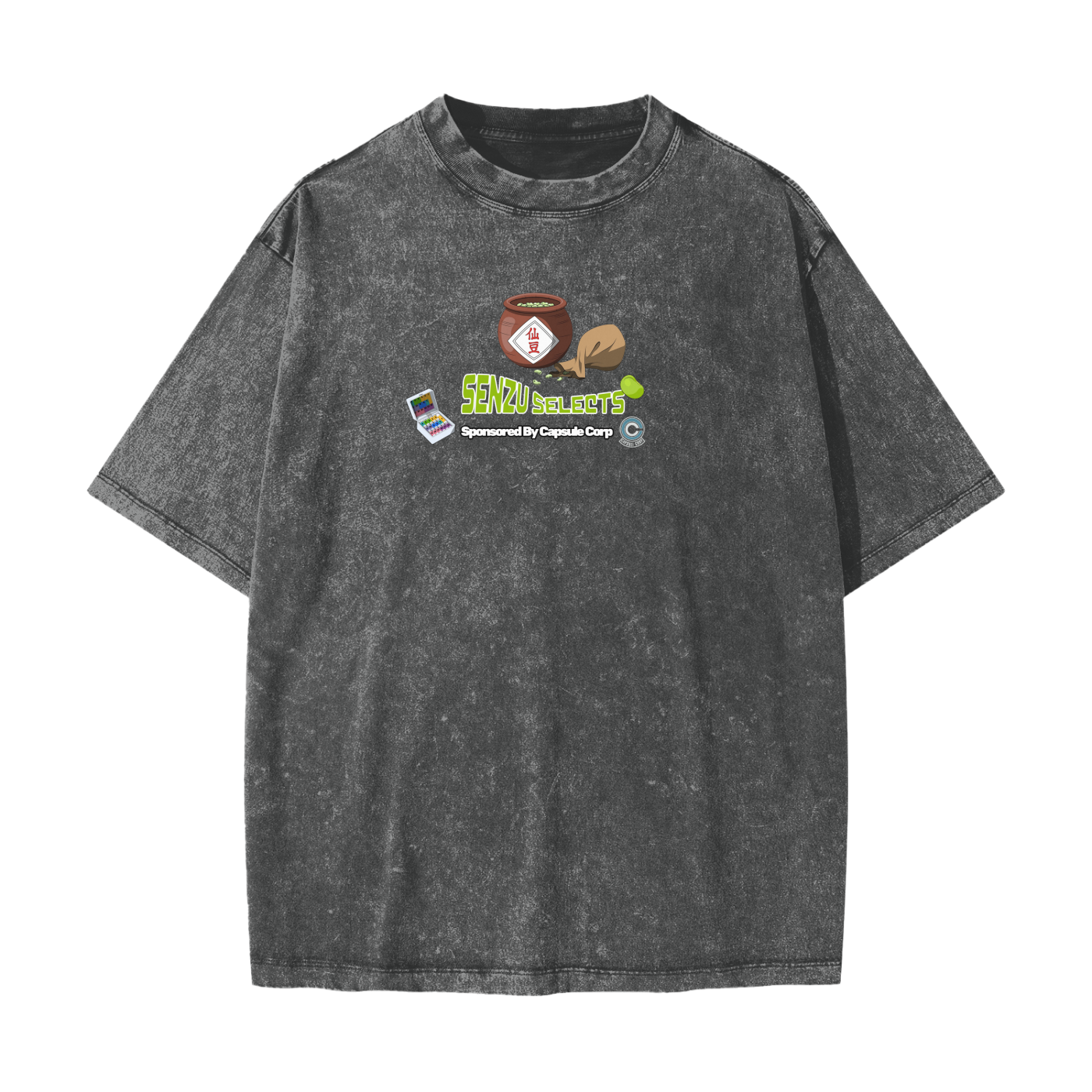 "Big Back Snacks x Senzu Selects" | Snow Washed T-Shirt