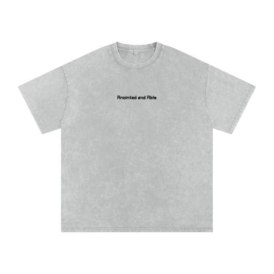 "Anointed & Able" | Acid Wash Oversize T-Shirt