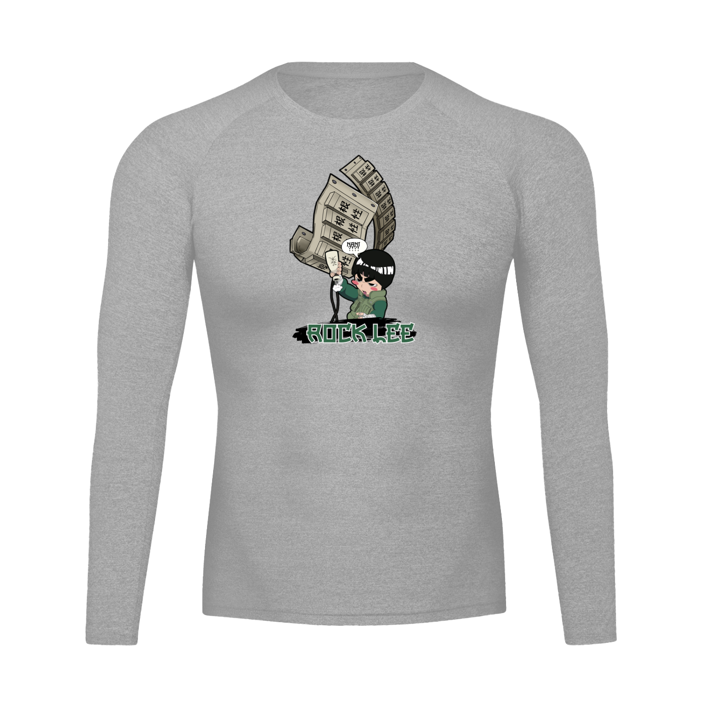 "Rock Lee x Drunken Fist" | Long Sleeve Gym T-Shirt