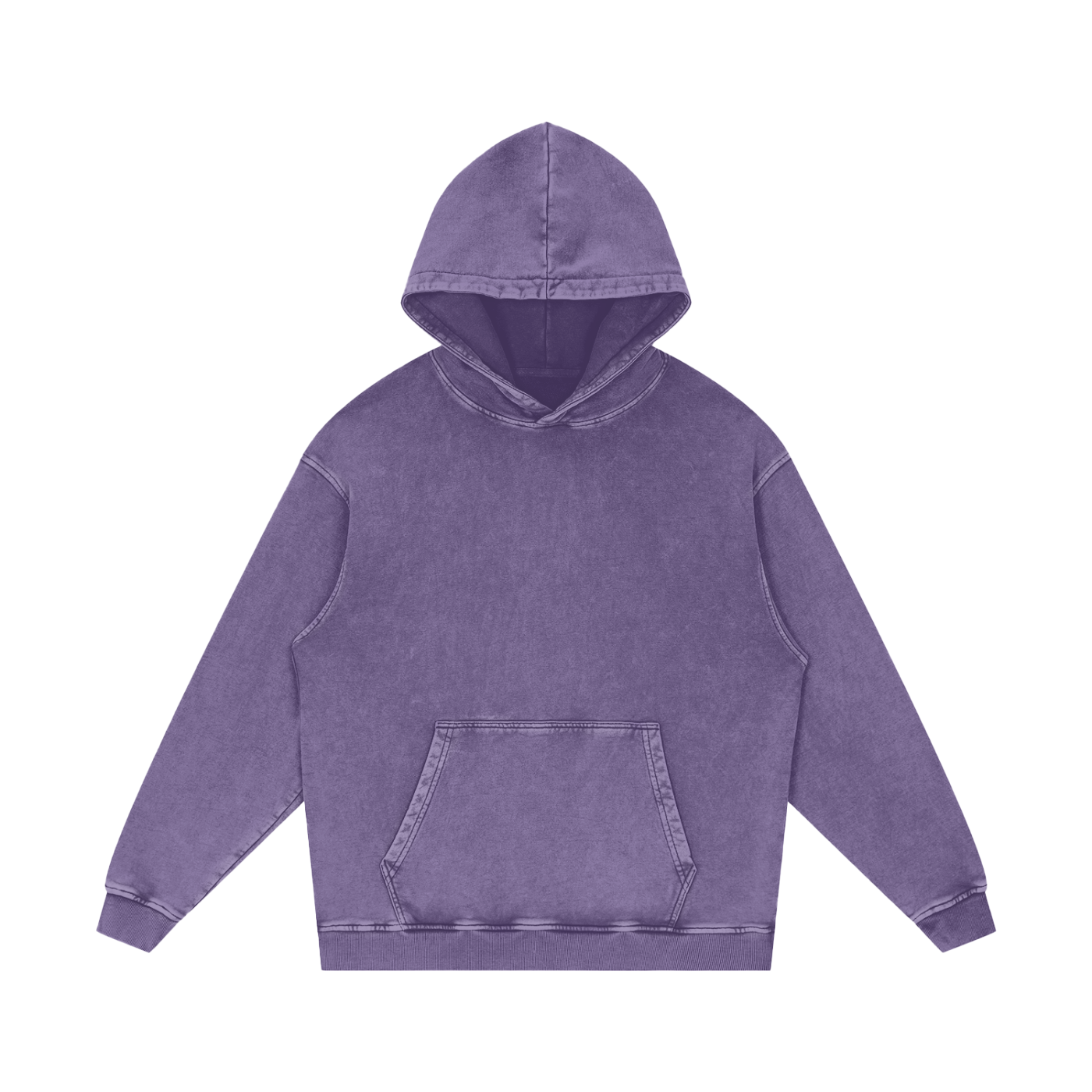 "Lil Demons x Upper Moons" | Snow Washed Loose Cotton Hoodie