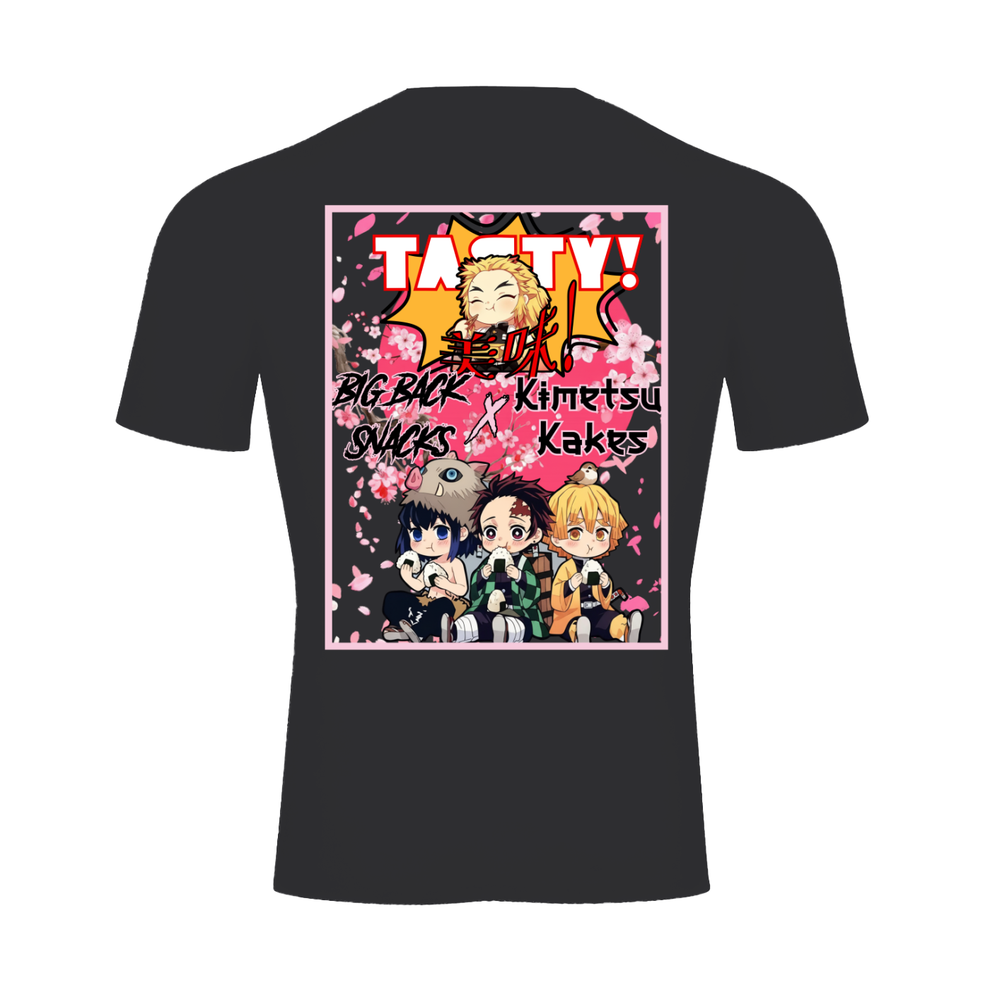 "Big Back Snacks x Kimetsu Kakes" | Gym T-Shirt