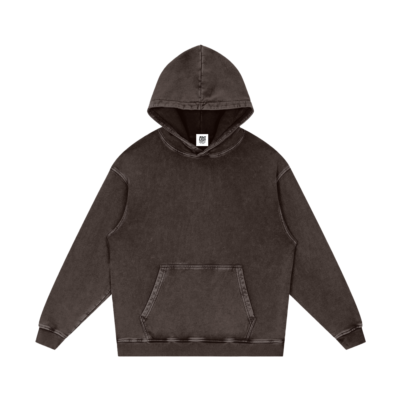 "Lil Demons x Upper Moons" | Snow Washed Loose Cotton Hoodie