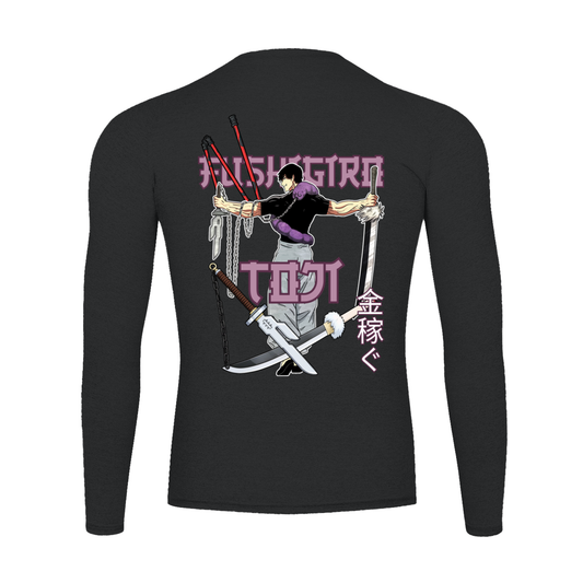 "Big Toji x Heavenly Restriction" | Long Sleeve Gym T-Shirt