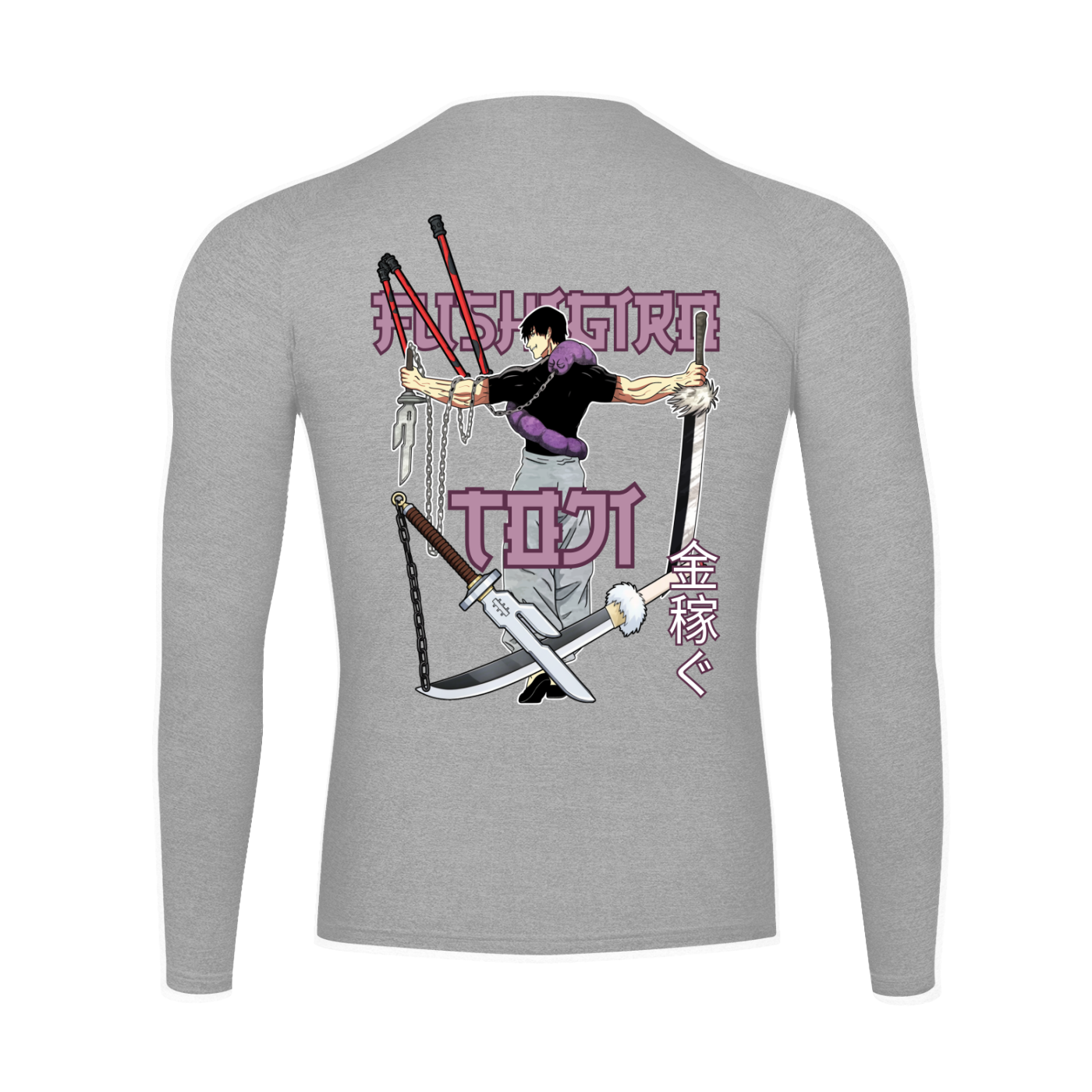 "Big Toji x Heavenly Restriction" | Long Sleeve Gym T-Shirt