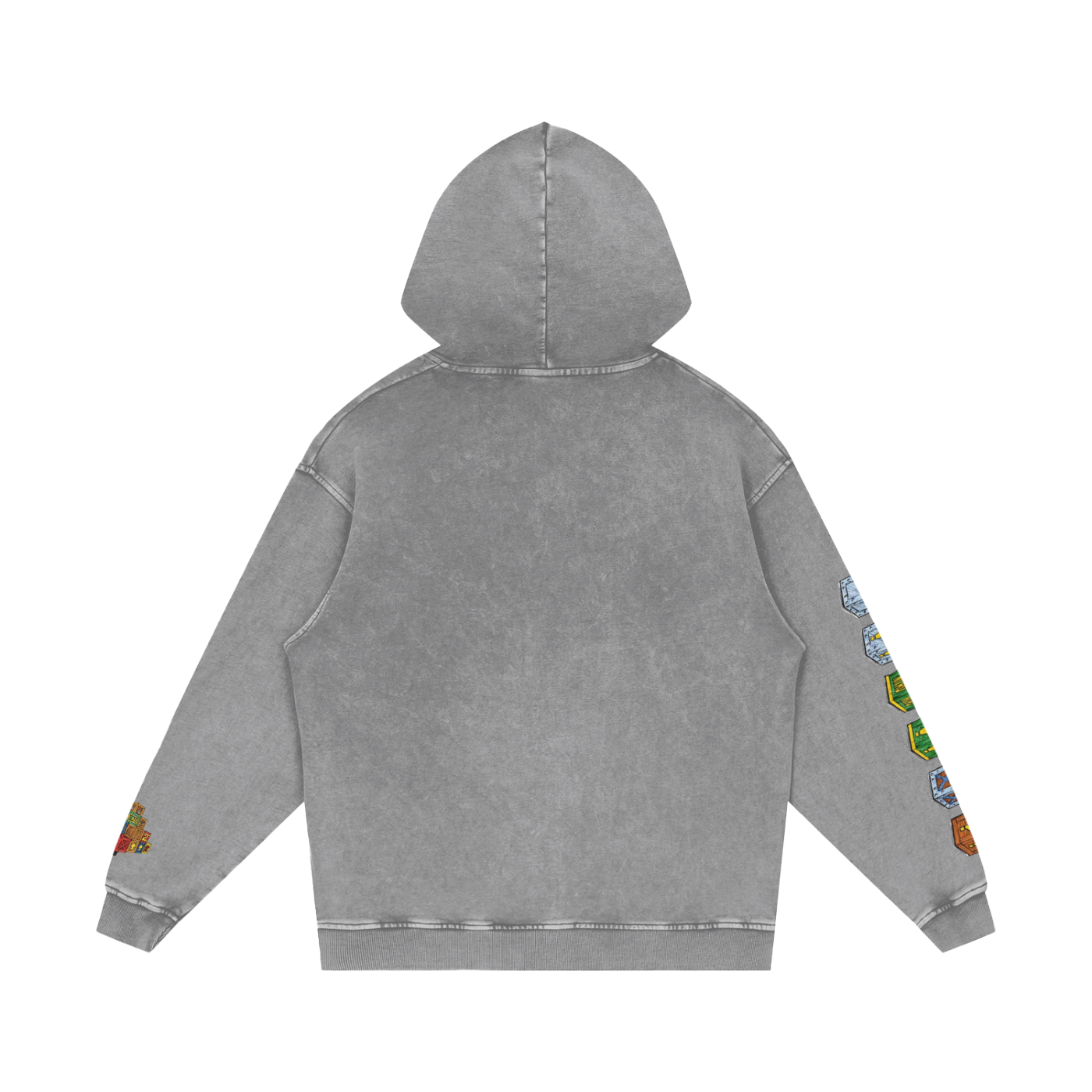 "Aku Aku" | Snow Washed Loose Cotton Hoodie