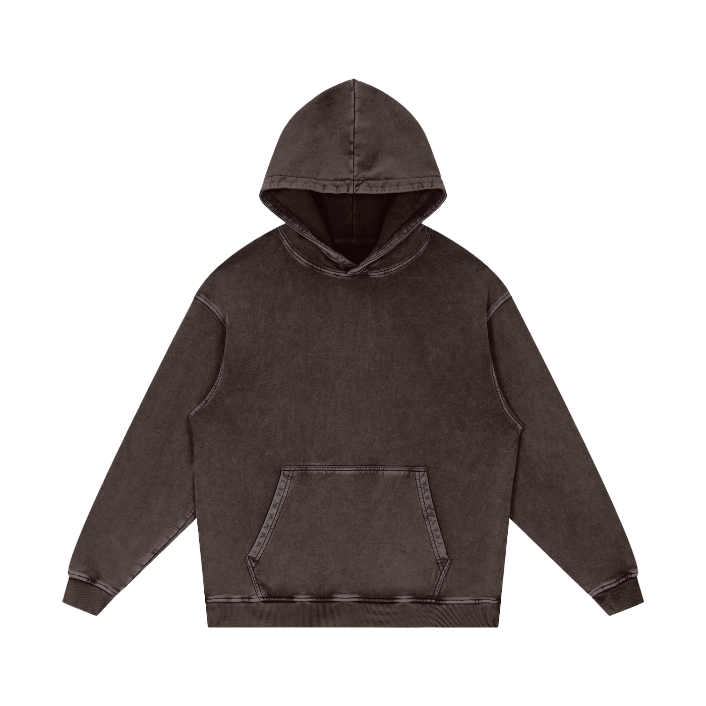 "Lil Demons x Upper Moons" | Snow Washed Loose Cotton Hoodie