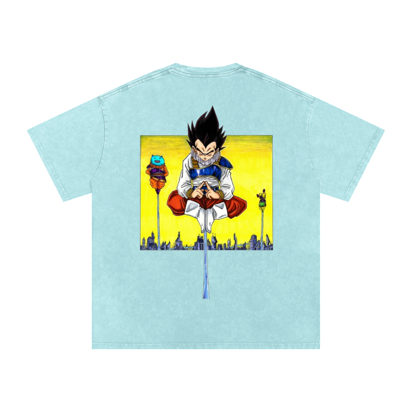 "Yardrat Vegeta" | Acid Wash Oversize T-Shirt